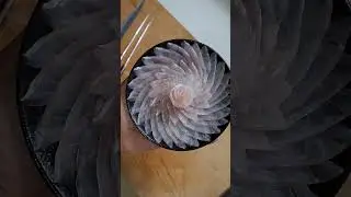 ウスメバルの三枚おろしから刺身の盛り付け Fillet goldeye rockfish and make sashimi #刺身 #三枚おろし #sashimi #fillet #shorts