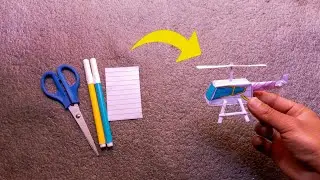 How to make Paper Helicopter | Paper Helicopter Easy | Paper Helicopter