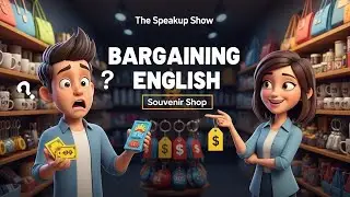 Real Life English Conversation | Bargaining at a Souvenir Shop 🛍️ | Speak English Fluently #dialogue