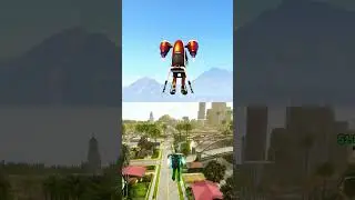 GTA San Andreas Jetpack vs GTA 5 Jetpack!#shorts #gta