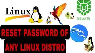 Reset your Forgotten Linux (PARROT/UBUNTU/KALI) Password in few minutes..💀