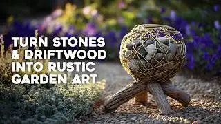 🪵 Turn Stones & Driftwood into Gorgeous Rustic Garden Accents