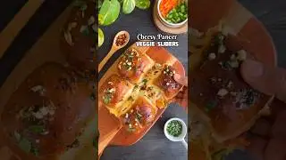 Perfect Party Starter recipe: Cheesy Paneer Veggie Sliders ❤️