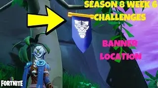 Fortnite - SEASON 8 WEEK 6 DISCOVERY CHALLENGE SECRET BANNER LOCATION IN LOADING SCREEN #6
