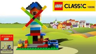 Lego 10696 Ветряная мельница 🏘🏠🏡 Самоделка. Как построить мельницу Холланд из LEGO Classic 💰 Экономьте деньги и место 💰👍
