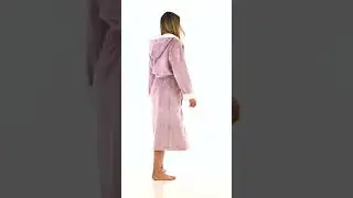 coral fleece bathrobe