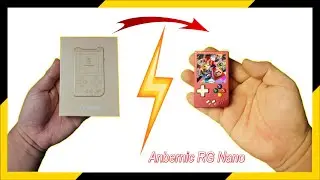 Unboxing Anbernic rg nano |  Keychain | Gameplay