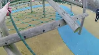 on climbing frame 1