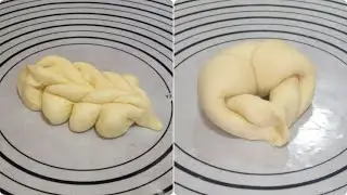 НОВИНКИ! Необычные сдобные булочки к чаю! Гениально и просто шикарная формовка булочек!