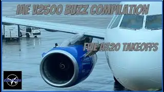 IAE V2500 engine buzz compilation! - Airbus A320 Family