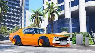 Nissan Skyline GT-R HT 1972 GTA 5 MOD Engine Sound + Horn Bososoku Horn