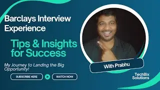 Barclays Interview Experience: Tips & Insights for Success in Tamil!