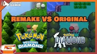REMAKE VS Original | Comparativo Pokemon Diamond and Pearl Remake