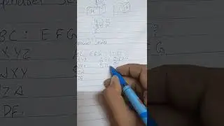 Alphabet series easy tricks to solve questions #tricks #easy #success #maths #youtubeshorts #shorts