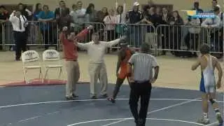Wrestling Back Flip after State Championship Win
