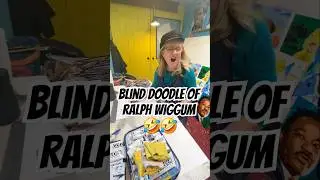 The end result 🤣 These blind doodles are always so funny. #ralphwiggum #doodle #thesimpsons