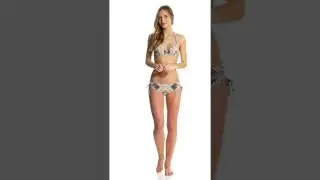 Hobie Swimwear Do or Diamond Laceup Hipster Bikini Bottom | SwimOutlet.com