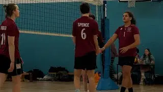 Sam Spence volleyball reciting highlights 