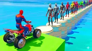 Spider Man Impossible Stunt 😲 | Color Challenge Game | Fun for Kids #gaming #spiderman 