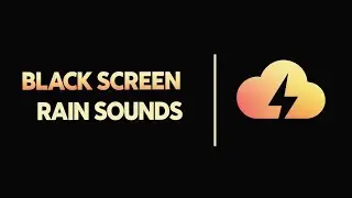 Rain and Thunder Quiet Mind &ndash; Black Screen | Relaxation, Sleep, and Stress-Free Nights