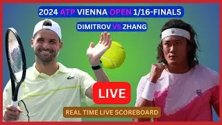 Grigor Dimitrov Vs Zhizhen Zhang LIVE Score UPDATE Tennis 2024 ATP Vienna Open 1/16-Finals