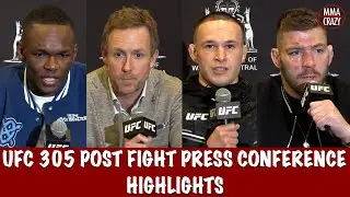 UFC 305: Post Fight Press Conference Highlights