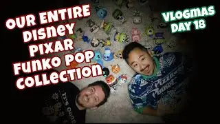 Our Entire Disney Pixar Funko Pop Collection Tour | Vlogmas Day 18