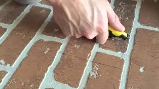 DIY: FAUX BRICK WALL | HOME DEPOT