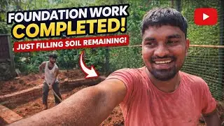 Foundation Work Completed! 🧱 Dream Home Step by Step (Emotional)