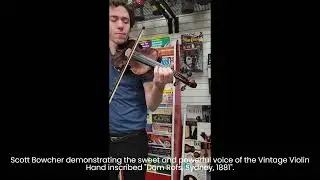 Scott Bowcher Vintage Dom Rofs Violin South Coast Music