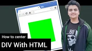 How to align DIV at center of webpage using HTML&CSS.