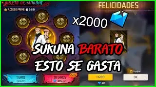 Cuantos DIAMANTES se gastan para SACAR a SUKUNA giros GRATIS ruleta Sukuna Token Jujutsu Universal