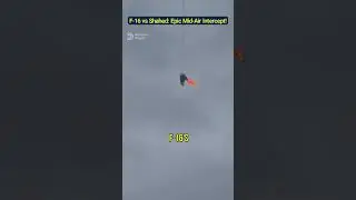 F-16 vs Shahed Drone: Epic Mid-Air Intercept!