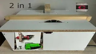 2 in 1 how to make Jigsaw Table Machine and Table Saw
