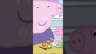 How to make a Dinosaur Salad with George Pig! 🐷 🦖 Peppa Pig #Shorts