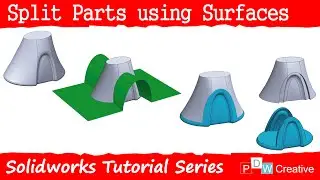 Solidworks split parts