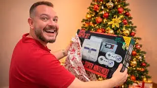 Esse presente me fez voltar no tempo… 🎄🎮 | Unboxing Super Nintendo