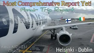 Trip Report ✈️ Most Detailed Report Yet! || Finnair || Airbus A321-231 (OH-LZR) || 🇫🇮HEL-DUB🇮🇪