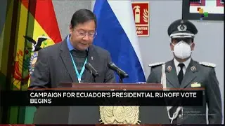 FTS 8:30 17-03: Campaign for Ecuador&acute;s presidential runoff vote begins