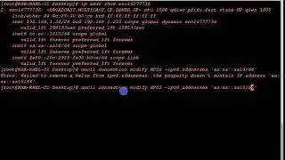35} Removing IPv6 Address By nmcli