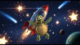 Tommy Turtle and the Rocket Ride Sing Along Kids Songs Nursery Rhyme Space Adventure for Toddlers 🚀🐢