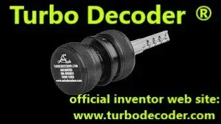 New Hu 101 lock open with Turbodecoder W9