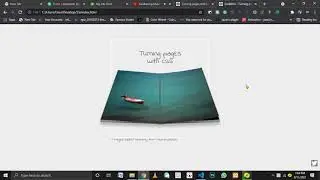 Turning pages with HTML and CSS
