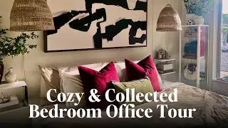 Cozy Bedroom Office Tour | Thrifted, Book-Loving PNW Work-From-Home Space