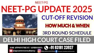 NEET-PG 2025 BREAKING NEWS | CUT-OFF REVISION ? HOW MUCH & WHEN | DELHI HIGH COURT CASE FILED @NBEMS