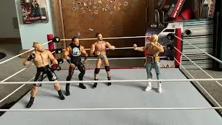 A surprise ￼ triple ￼threat match ￼for a chance for a shot at the wwe title ￼