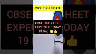 CBSE DATESHEET 2023 Expected Today | CBSE Datesheet class 12th & 10th 2023 #shorts #youtubeshorts
