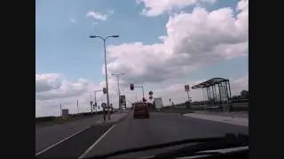IJssel river bridge, Netherlands [HD]