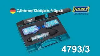 HAZET Zylinderkopf Dichtigkeits-Pr&uuml;fger&auml;t 4793/3