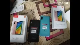 Note 5 pro unboxing   lake blue and black